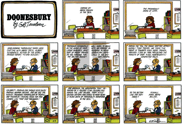 Doonesbury on Sunday February 3, 1980 Comic Strip