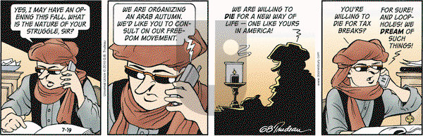 Doonesbury on Tuesday July 19, 2011 Comic Strip