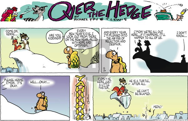 Over the Hedge on Sunday December 30, 2012 Comic Strip
