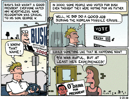 Ted Rall on Saturday February 23, 2008 Comic Strip