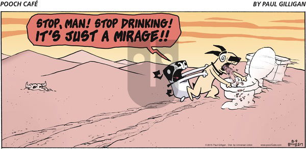 Pooch Cafe on Sunday August 9, 2015 Comic Strip