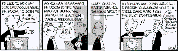 Drabble on Friday July 2, 1999 Comic Strip