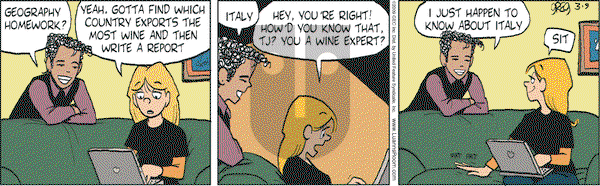 Luann on Monday March 9, 2009 Comic Strip