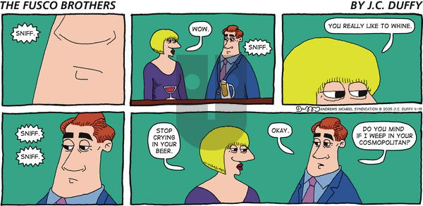 The Fusco Brothers on Sunday April 13, 2025 Comic Strip