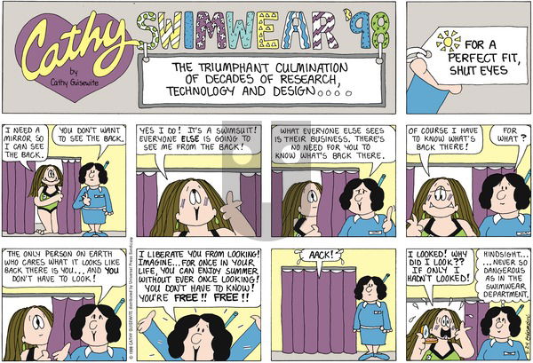Cathy Classics on Sunday May 24, 1998 Comic Strip
