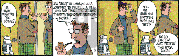 Monty on Monday July 23, 2018 Comic Strip