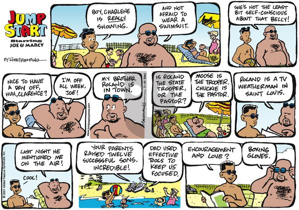 JumpStart on Sunday July 15, 2001 Comic Strip