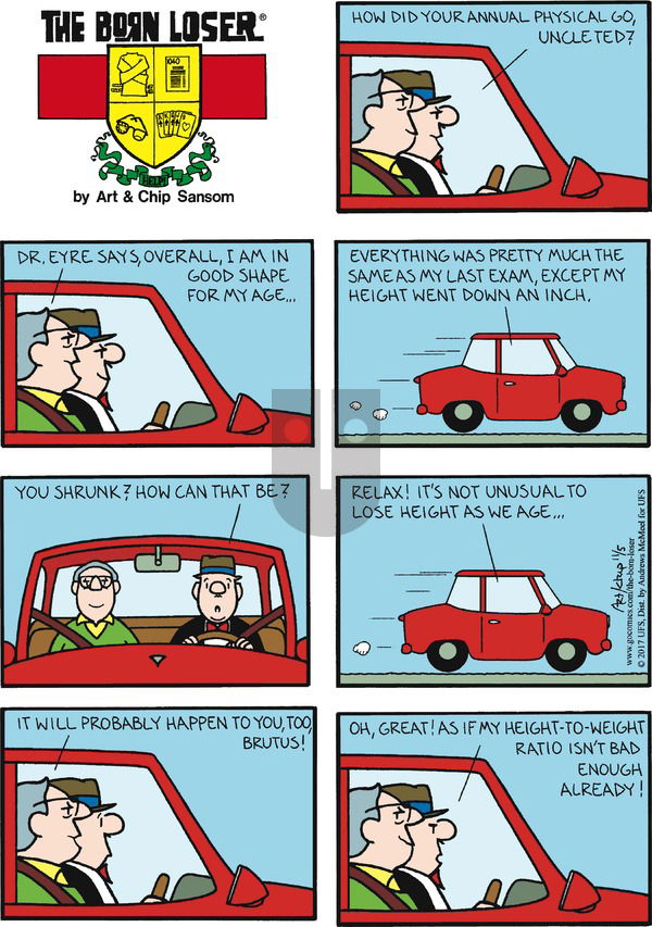 The Born Loser on Sunday November 5, 2017 Comic Strip