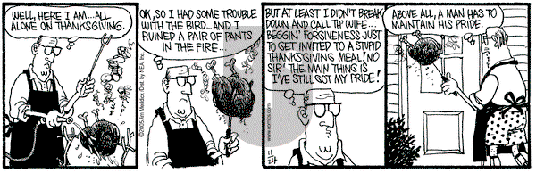 Monty on Thursday November 24, 2005 Comic Strip