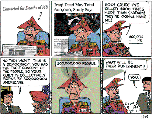 Ted Rall on Saturday January 6, 2007 Comic Strip
