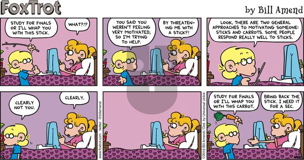 FoxTrot on Sunday May 22, 2016 Comic Strip