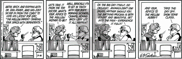 Doonesbury on Tuesday March 16, 1982 Comic Strip