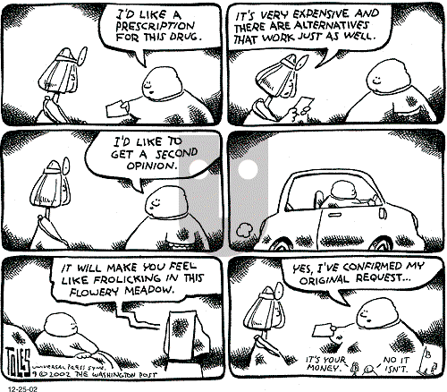 Tom Toles on Wednesday December 25, 2002 Comic Strip