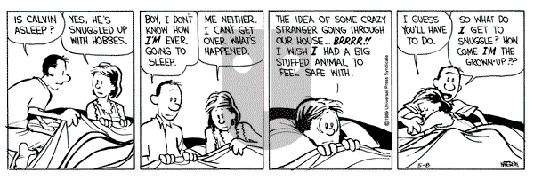 Calvin and Hobbes on Monday May 8, 1989 Comic Strip