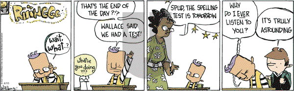 Wallace the Brave on Saturday April 10, 2021 Comic Strip