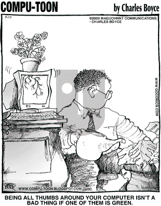 Compu-toon on Saturday July 11, 2009 Comic Strip