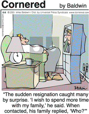 Cornered on Saturday June 9, 2001 Comic Strip