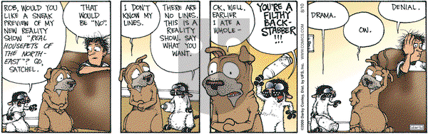 Get Fuzzy on Monday August 10, 2009 Comic Strip