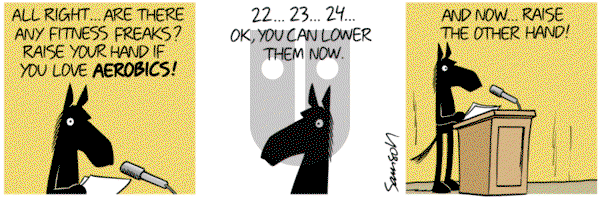 Dark Side of the Horse - Thursday August 11, 2016 Comic Strip