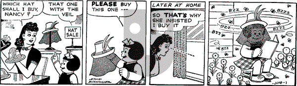 Nancy Classics on Wednesday June 1, 2016 Comic Strip