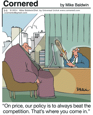 Cornered on Monday May 5, 2014 Comic Strip