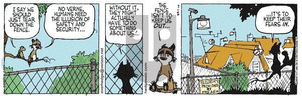 Over the Hedge on Saturday July 8, 2006 Comic Strip