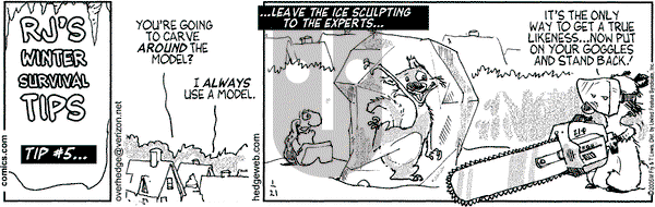 Over the Hedge on Friday January 21, 2005 Comic Strip
