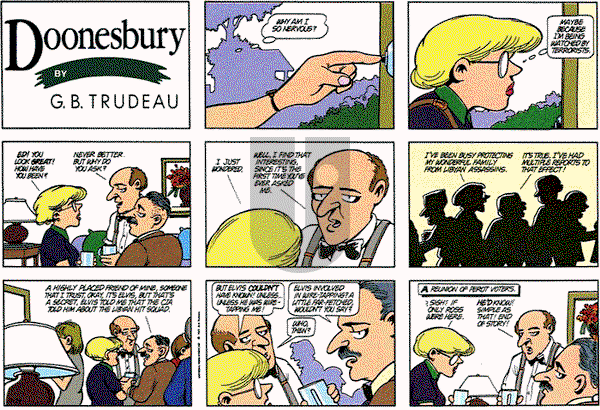 Doonesbury on Sunday November 29, 1992 Comic Strip