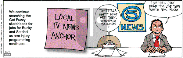 Get Fuzzy on Saturday December 4, 2004 Comic Strip