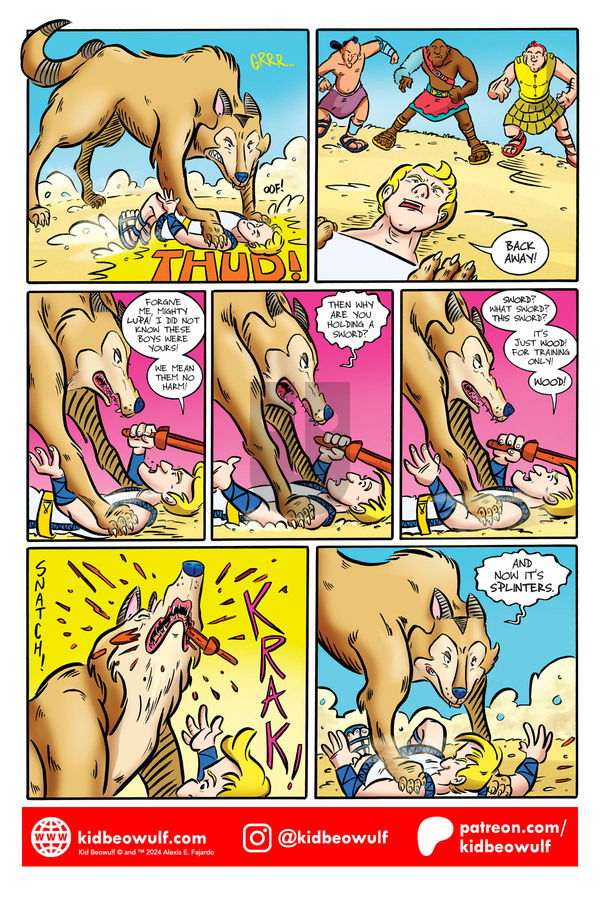Kid Beowulf on Monday July 8, 2024 Comic Strip