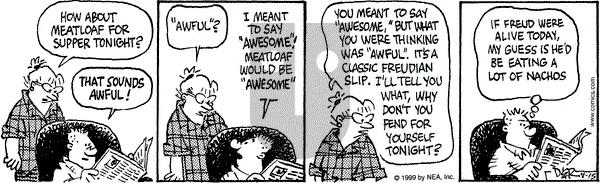Betty on Thursday April 15, 1999 Comic Strip