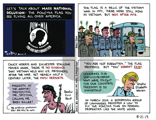 Ted Rall on Wednesday August 21, 2019 Comic Strip