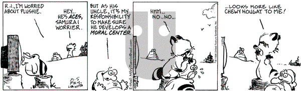 Over the Hedge on Monday August 5, 1996 Comic Strip