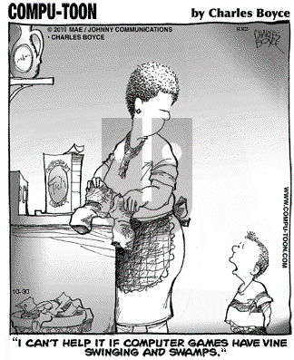 Compu-toon on Saturday October 30, 2010 Comic Strip