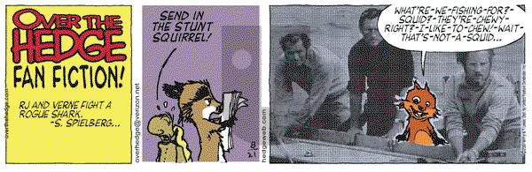 Over the Hedge on Tuesday August 21, 2007 Comic Strip