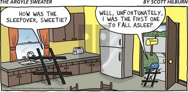 The Argyle Sweater - Sunday April 3, 2022 Comic Strip