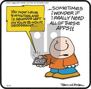 Ziggy on Wednesday August 19, 2015 Comic Strip