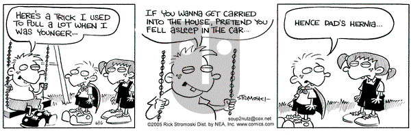 Soup to Nutz - Old on Thursday June 16, 2005 Comic Strip