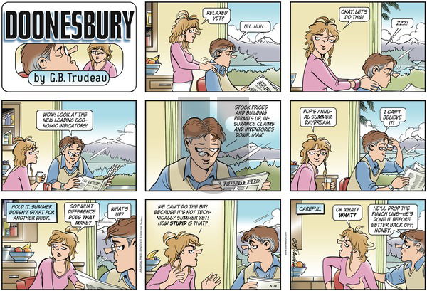 Doonesbury on Sunday June 14, 2009 Comic Strip