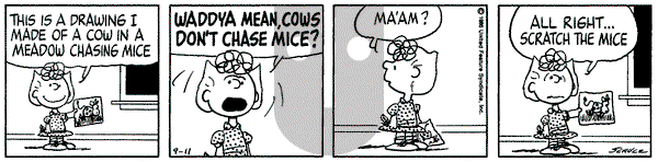 Peanuts on Thursday September 11, 1980 Comic Strip