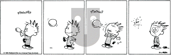 Calvin and Hobbes - Tuesday May 16, 1995 Comic Strip