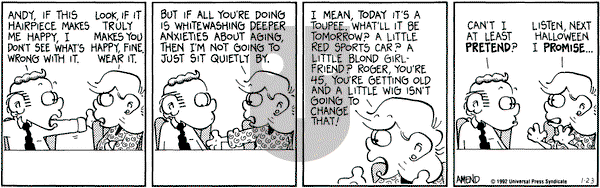 FoxTrot on Thursday January 23, 1992 Comic Strip