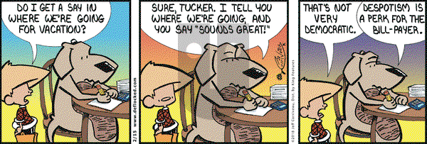 DeFlocked on Thursday February 15, 2018 Comic Strip