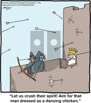In the Bleachers on Friday January 25, 2019 Comic Strip