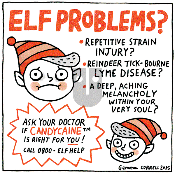 Four Eyes on Thursday December 24, 2015 Comic Strip