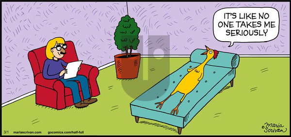 Half Full on Sunday March 1, 2015 Comic Strip