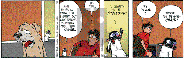 Get Fuzzy on Monday July 6, 2015 Comic Strip