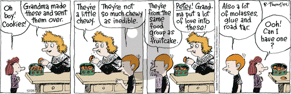 Cul de Sac on Friday December 28, 2018 Comic Strip