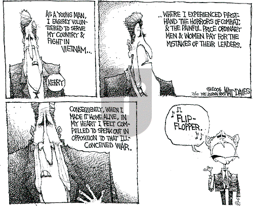 Matt Davies on Wednesday July 14, 2004 Comic Strip