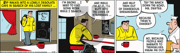 Rip Haywire on Monday March 25, 2019 Comic Strip